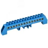 Шина нулевая в комбинированный DIN -изолятор типа Стойка ШНИ-8х12-14-КС-С YNN10-812-14DP-K07 IEK