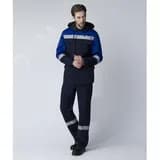 Костюм Эксперт-Антистат МВО NEW (тк.Смесовая,250) п/к, темно-синий/васильковый 56-58, 170-176