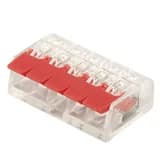 Универсальные компактные клеммы 5проводные STEKKER LD221415 5 штук в упаковке 32419