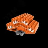 Клемма TP 2-уровневая угловая, сечение 2,5 мм. кв., оранжевая