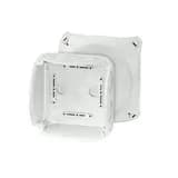 Коробка распределительная пустая 130х130х77 IP66/67 серая стойкая к УФ