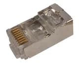 Джек компьютерный RJ45 (8P8C) кат.5E с экраном (уп.100шт) Rexant 05-1023