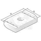 Гайка М10 канальная