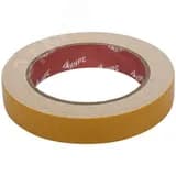 Лента монтажная клейкая на вспененной основе, белая, 19 мм х 5 м