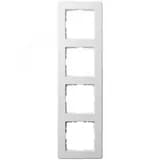Рамка G-Flex 4-постовая, цвет белый глянцевый Jasmart