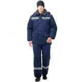 Костюм Мастер Ультра утепленный (ткань смесовая, 210), куртка, брюки, темно-синий, 112-116,170-176