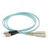 Патч-корд оптический 50/125 (OM3) SC/UPC-FC/UPC (Duplex) 20м