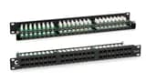 Патч-панель 19", 1U, 48 портов RJ-45 Cabeus PLHD-48-CAT.5E-DUAL IDC-1U