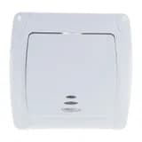 Выключатель 1-кл. СП Маргарита 10А IP20 с подсветкой бел. UNIVersal М0121