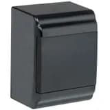 PRIME Корпус пластиковый ЩРН-П-4 черный IP41 IEK (MKP13-N-01-04-41-K02)