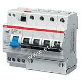 Выключатель автоматический дифференциальный (АВДТ) DS204 4п 20А 30мА С AC ABB