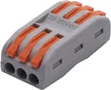 Cтроительно-монтажные клеммы STEKKER для подключения фазных проводников 3 полюса LD222423 39036