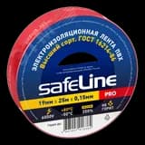 Изолента Safeline 19/25 красный Росэл