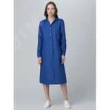 Халат женский Стандарт (тк.ТиСи), васильковый,64-66,170-176