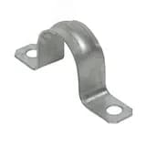 Скоба металлическая двухлапковая d25-26мм (10шт.) PROxima