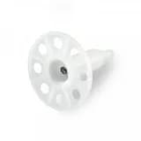 Тарельчатый дюбель гриб с гвоздем для ПМ IN50 белый (100 шт/уп)