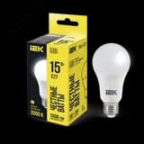 Лампа светодиодная A60 груша 15Вт 230В 3000К E27 IEK