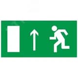 Знак "Направление к эвакуационному выходу прямо" 150х300мм PROxima