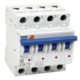 Выключатель автоматический четырехполюсный 1А K 6кА AC OptiDin BM63-4K1-ОМ4-РЕГ