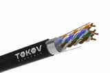 Кабель витая пара F/UTP 4х2х24AWG(0.51мм) кат.5E PE TOKOV PRO Fluke tested (м) TOKOV ELECTRIC TKP-C05-F42-5E-305-OD