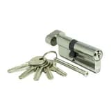 Евроцилиндр с вертушкой DORMA CBF-1 70 (35x35В) НИКЕЛЬ