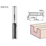 Фреза пазовая прямая 10x25мм, хвостовик 8мм
