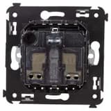 Розетка 1-м СП 2мод. Avanti «Черный матовый» 16А 2P+E защ. шторки механизм черн. DKC 4412003