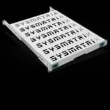 Полка 19" выдвижная перфорированная 550мм для шкафов и открытых стоек 800мм - 1000мм, серый SYSMATRIX SH 8104.700