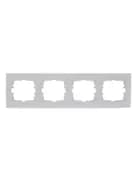 Рамка 4-м Karina горизонт. бел. LEZARD 707-0200-149