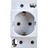 Розетка модульная РМ-102 16А 220В 2P+PEN на DIN-рейку DEKraft 18012DEK