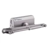 Дверной доводчик со стандартной рычажной тягой, от 120 до 160 кг, морозостойкий, серебро НОРА-М 5S