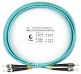 Патч-корд волоконно-оптический MM 50/125 duplex ST-ST LSZH (3 м) Cabeus FOP-50-ST-ST-3m