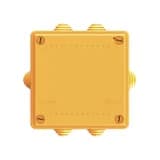 Коробка ответвительная FS 100х100х50мм 5р 450В 20А 10кв.мм с каб. вводами и клеммн. IP55 пластик. DKC FSB11510