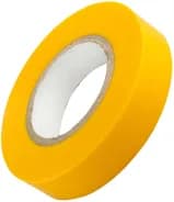 Изолента ПВХ 20 метров ширина 19мм (Желтый) ПожТехКабель PTK-Accessories