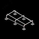 Опорная конструкция для установки оборудования TECHNORAPTOR STEELFOOT 1200х2500 КМ-профиль