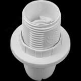 Патрон люстровый Е14 пластик с кольцом белый Navigator Group