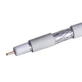 Кабель коаксиальный Net.on RG-6 белый CCS 1,02 (18%) / FPE / Al-Pet-Al Foil Unbonded / Al 48х0,12 / PVC RW 100м, Бухта(100м) (03-0103)