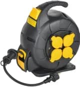 Удлинитель на катушке TWIST 4х10м с заземл. с крышк. автосмотка 16А IP44 КГ 3х1.5кв.мм УК10 2P+PE/10м 4 IEK TW-KP27-16-04-10-44