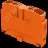 Блок распределит. TP Push-in, 2 точки подключения, сечение 2,5 мм. кв., оранжевая