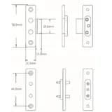 Кабелепереход контактный врезной ST-DL110-WT Smartec