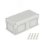 Корпус IP66/IP67, 400х200х160 мм, без МП, с фланцами, непрозрачная крышка H= 35 мм