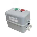 Пускатель электромагнитный ПМ12-010160 У3 В, 220В/50Гц, 1з, 10А, нереверсивный, без реле, в корпусе IP40, с кнопками ПУСК и СТОП Электротехник