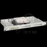 Кросс 1U укомплектованный SC (Simplex) 12шт (OM2)