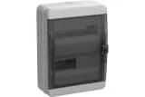 Корпус КМПн-24 TEKFOR IP65 черн. прозр. дверь пластик. IEK TF5-KP72-N-24-65-K03-K02