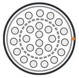 Кабель витая пара Hyperline UUTP25-C3-S24-IN-LSZH-GY