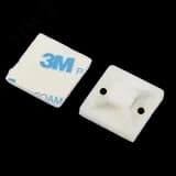 Площадка самоклеящаяся под хомуты 25х25 мм белая 10 штук NO-225-308