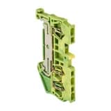 Колодка клеммная пружинная ST-1.5 3 вывода земля EKF