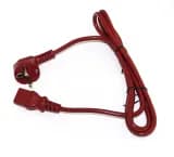 Кабель питания компьютера (Schuko+C13) 10 А Hyperline PWC-IEC13-SHM-5.0-RD (Красный)