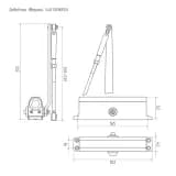 Дверной доводчик НОРА-М ISP 440 (черный) до 140 кг