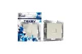 Розетка телефонная 1-м СП Pixel RJ11 механизм беж. TOKOV ELECTRIC TKE-PX-RT1-C02